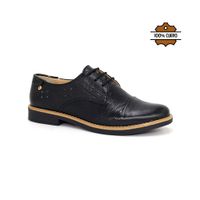 Zapatos Oxford Cuero Mujer Par&ss KA25Q4-2025 NEGRO