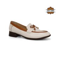 Zapatos Oxford Cuero Mujer Par&ss KA25Q4-OTISA HUESO/NATURAL