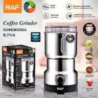 Raf R.7114 Molinillo Eléctrico De Café Y Granos 4 Aspas 300w