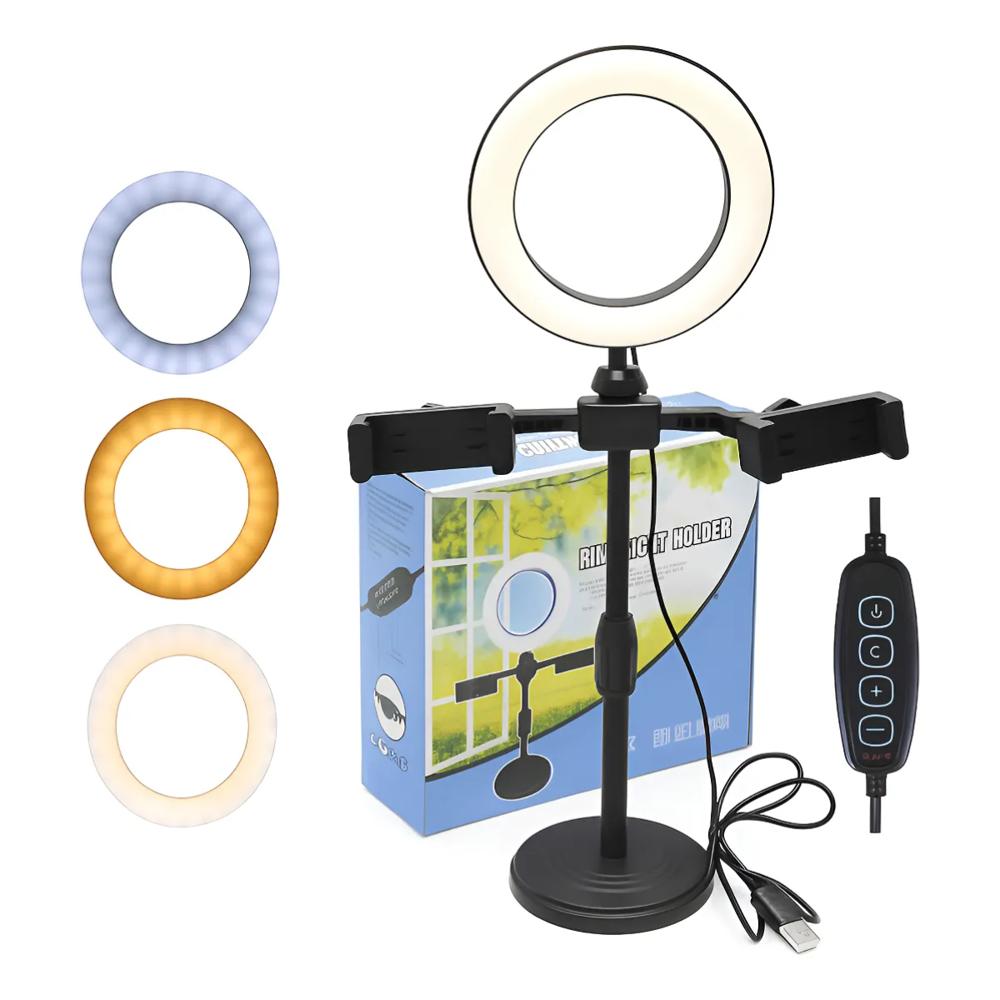 Aro de Luz Led con Holder y Parante