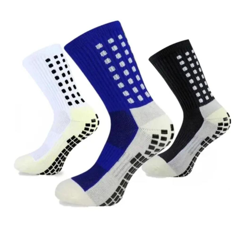 Pack 2 Medias Antideslizantes Futbol Niños 6-10 Años