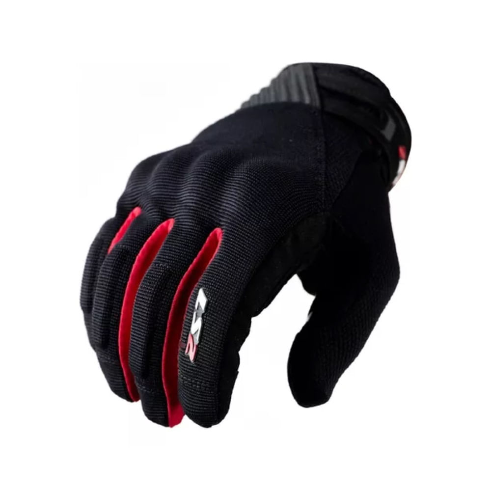Guantes Dart 2 Táctil LS2 Antideslizantes Protección Motociclistas Talla M - Rojo