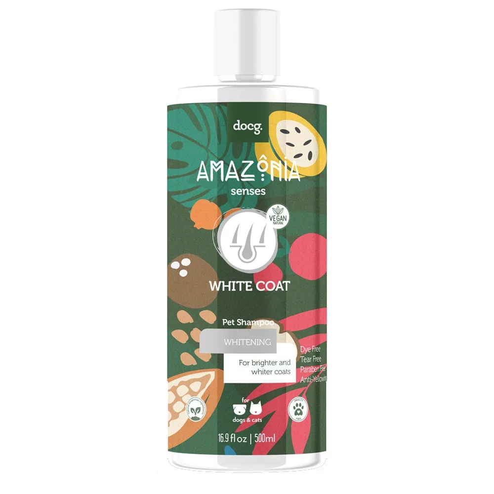 Shampoo para Mascotas de Pelaje Blanco Amazonia Senses 500ml