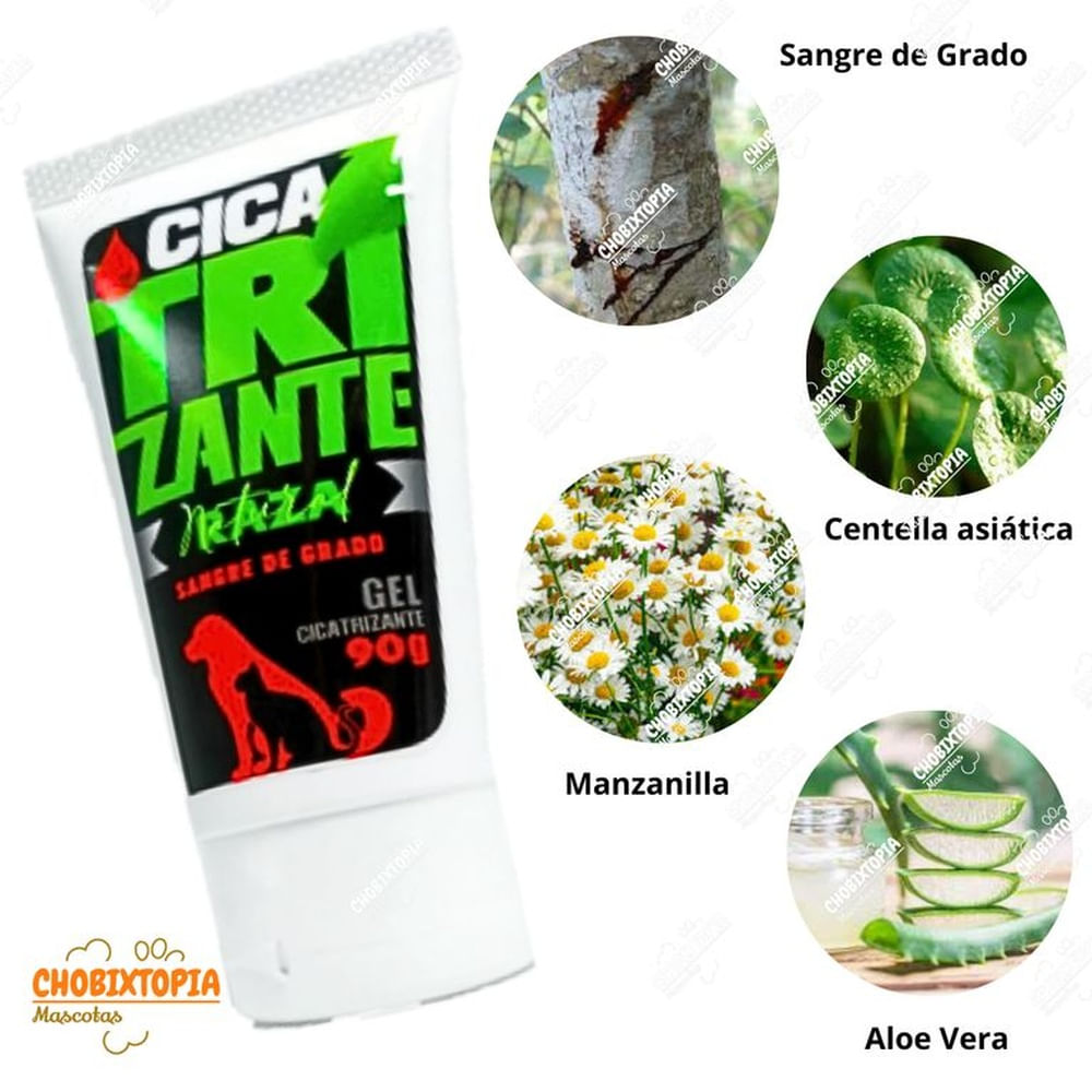GEL NATURAL CICATRIZANTE MASCOTA - PERROS Y GATOS x 90g