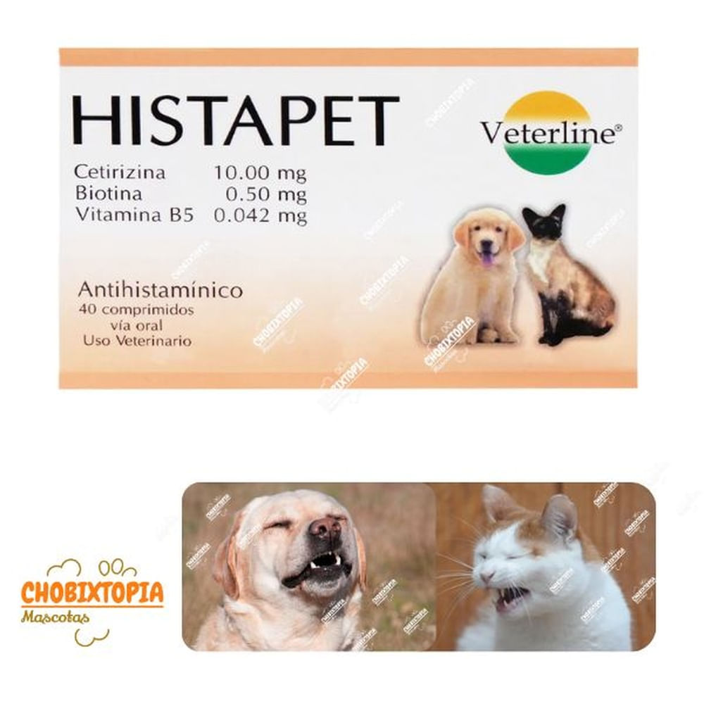 HISTAPET 10 mg COMPRIMIDOS x 40