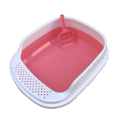 ARENEROS PARA GATOS CON PALA CERNIDORA  ROSADO