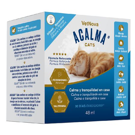 Acalma Difusor Relajante Para Gatos con Recarga 48ml