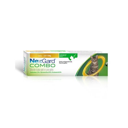 Nexgard Combo para Gatos 0.9 ml 2.5 - 7.5 Kg x 1 Pipeta