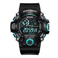 Reloj YIKAZE Digital LED Hombre Deportivo Multifunción Militar Genieka