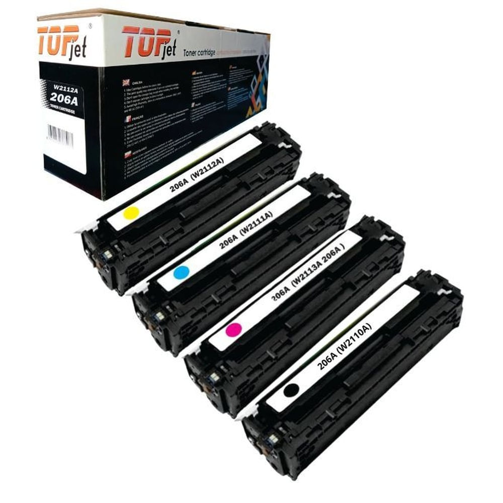 TONER COMPATIBLE HP 206A PACK COMPLETO CYMBK
