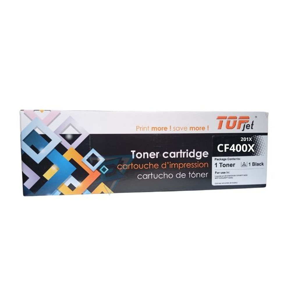 TONER HP 201X CF400X COMPATIBLE NEGRO
