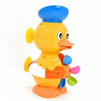 Juguete de baño de pato con rueda de agua