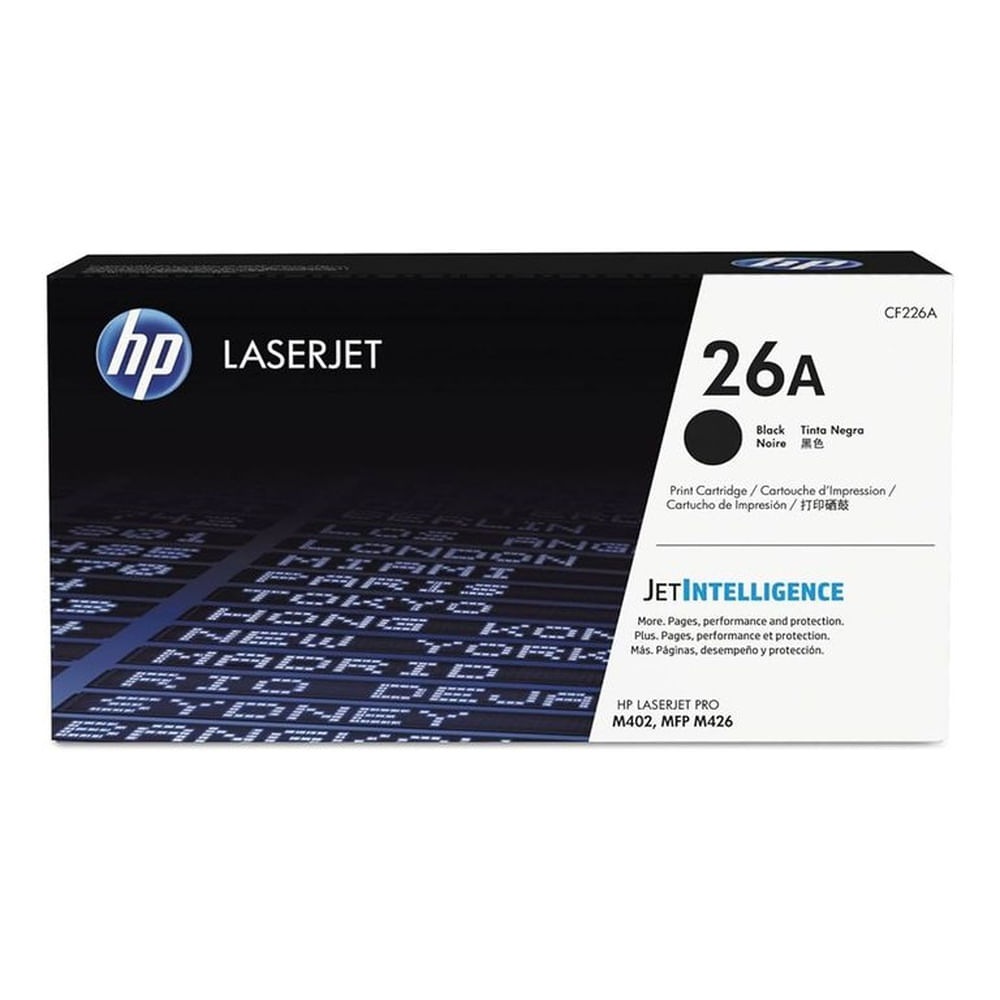 Toner HP 26A CF226A Negro LaserJet Pro M402 MFP M426 3.1K Pág