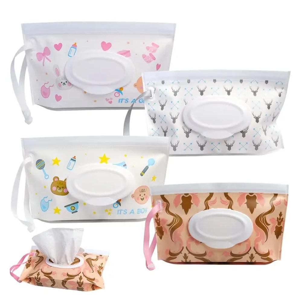 Pack 2 Porta Toallitas Pañitos Dispensador De Toallitas Niña