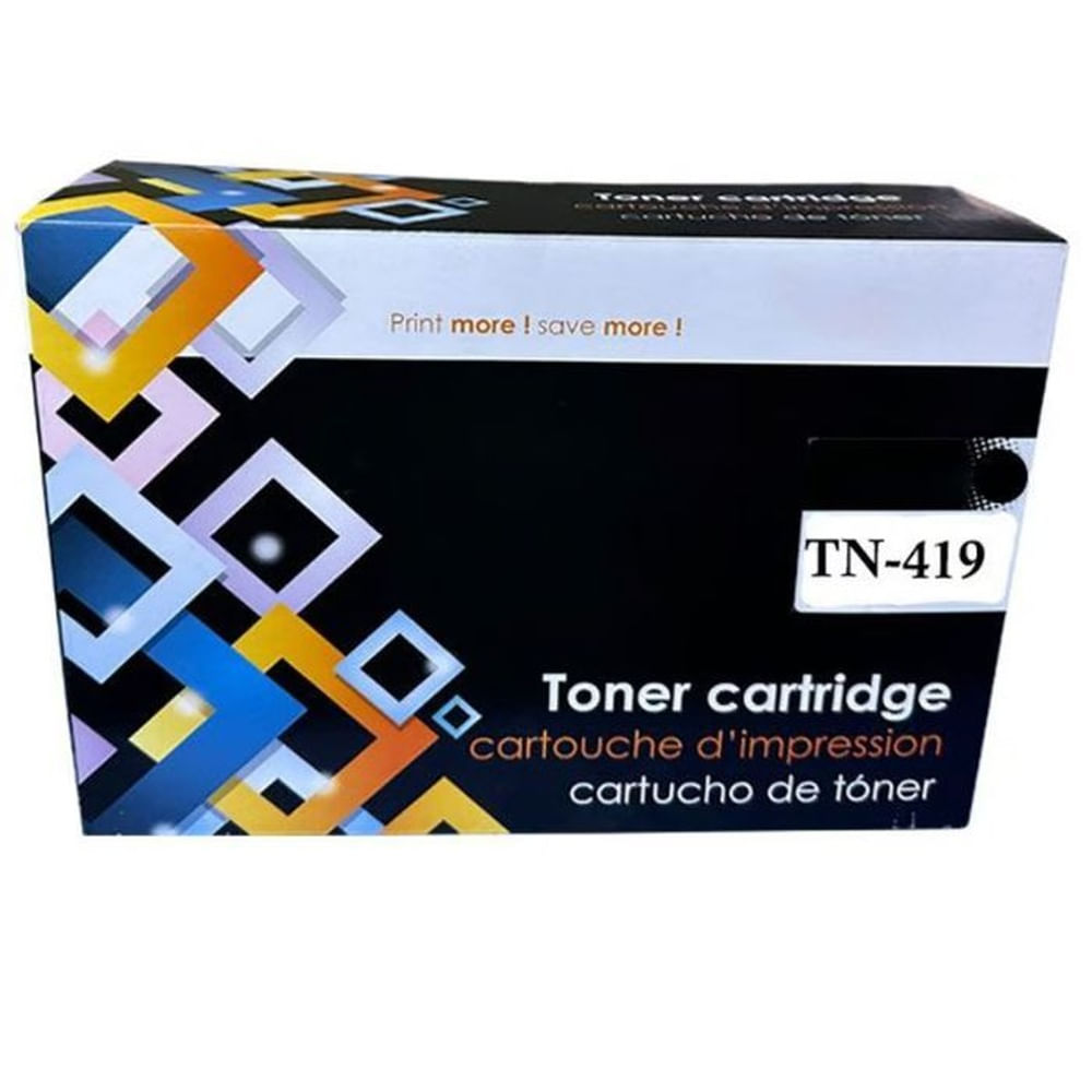 TONER COMPATIBLE TN-419 BROTHER NEGRO