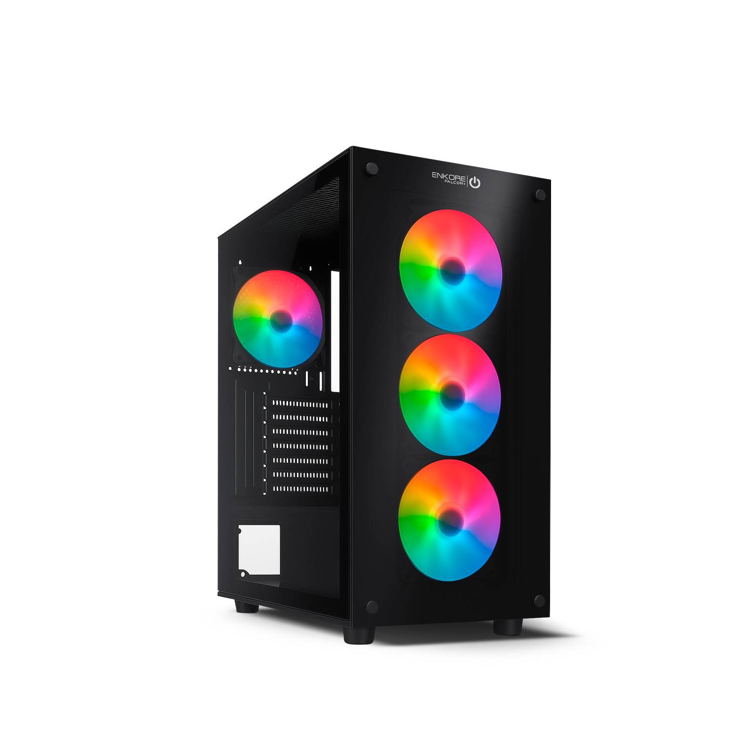 CASE GAMER ENKORE FALCON mas ENK 5000-RGB GABINETE SIN FUENTE