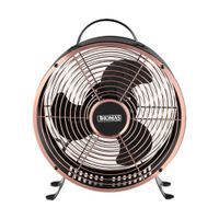 Ventilador Retro Thomas TH08NM Bronce de 8 Pulg. 2 Velocidades