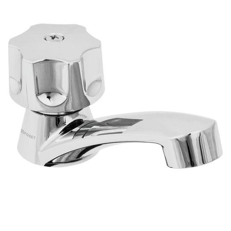 Llave caño de lavadero lavamanos ABS cromado TRUPER FOSET