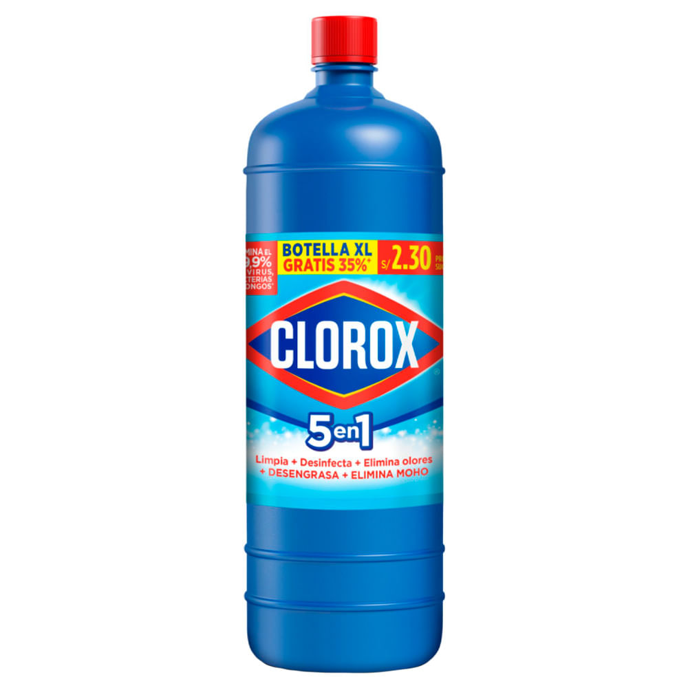 Lejía CLOROX Tradicional Botella 860g