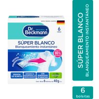 Blanqueador DR. BECKMANN Súper Blanco Caja 6un