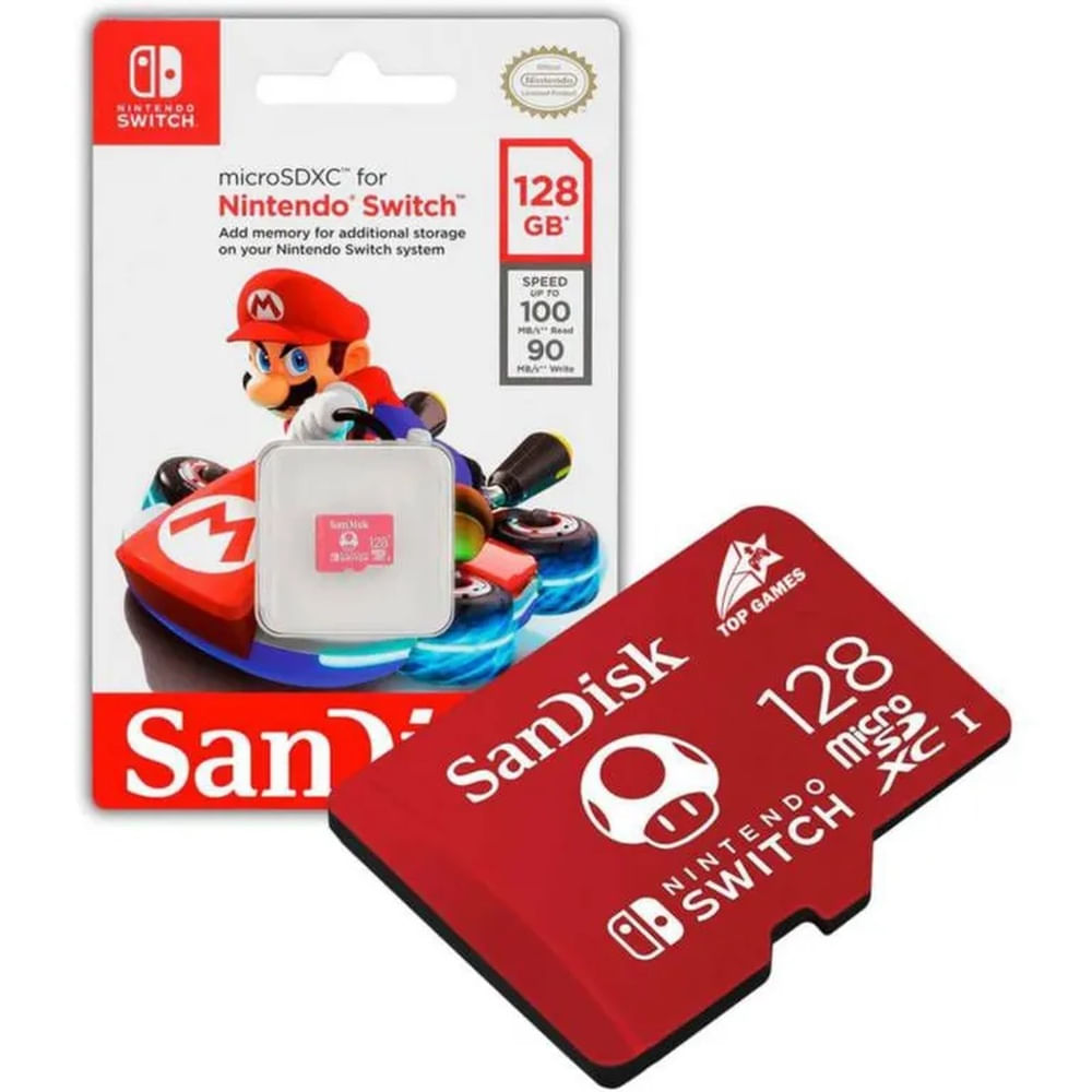 Memoria micro sdxc 128gb para nintendo switch oficial