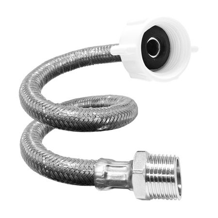 Tubo de Abasto Metusa Polietileno 1/2'x7/8' Blanco de 40 cm