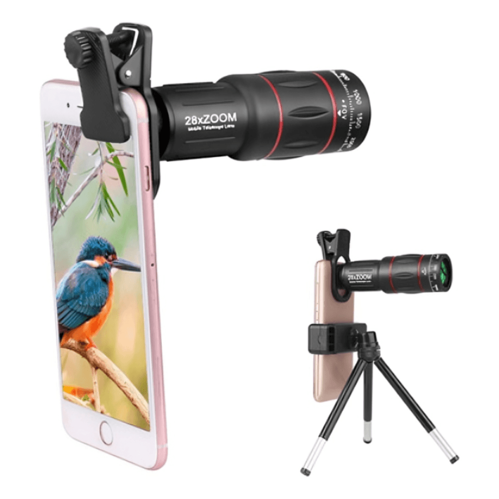 Telescopio Para Celular Con Tripode -18X Zoom