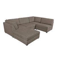 SECCIONAL CARLL MARRÓN CLARO - FALOTIH 3M