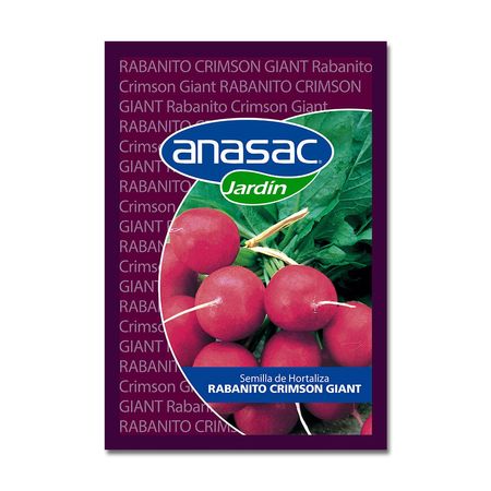 Semillas de Rabanito Hortus Variedad Rabanito 99% Puro Sachet