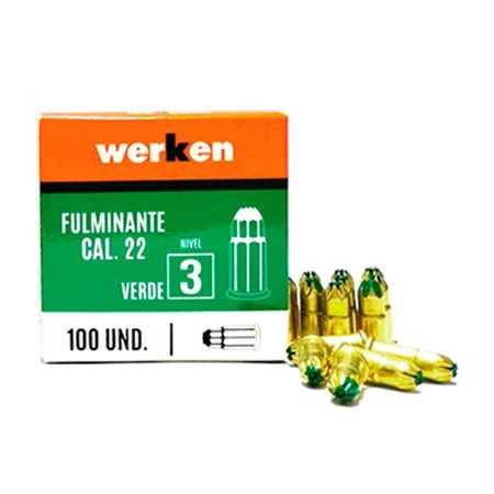 Fulminante Cal. 22 x 100 unidades Werken