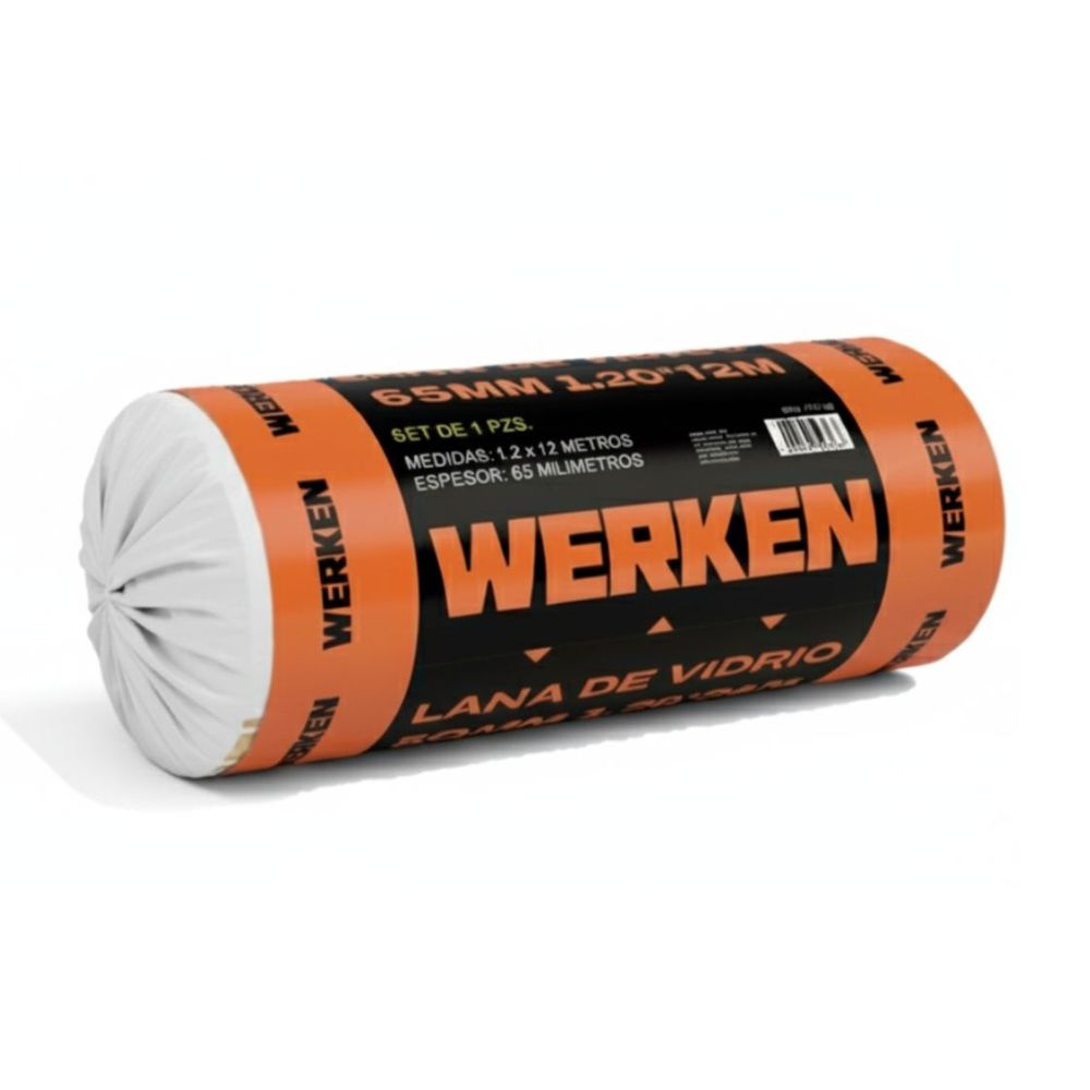 Lana de vidrio 65mm 1.20*12m Werken