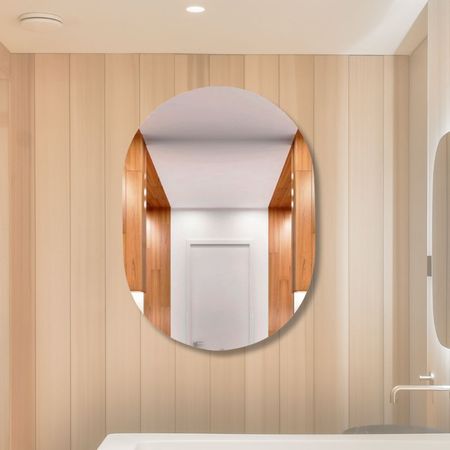 Espejo para baño Mundi 50 x 70 cm