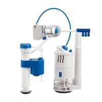 Sistema para Tanque Wc 2 Piezas con Botón Dual Metusa
