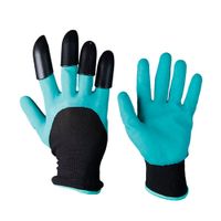Guantes de Jardín con Garra Excavadora Orange