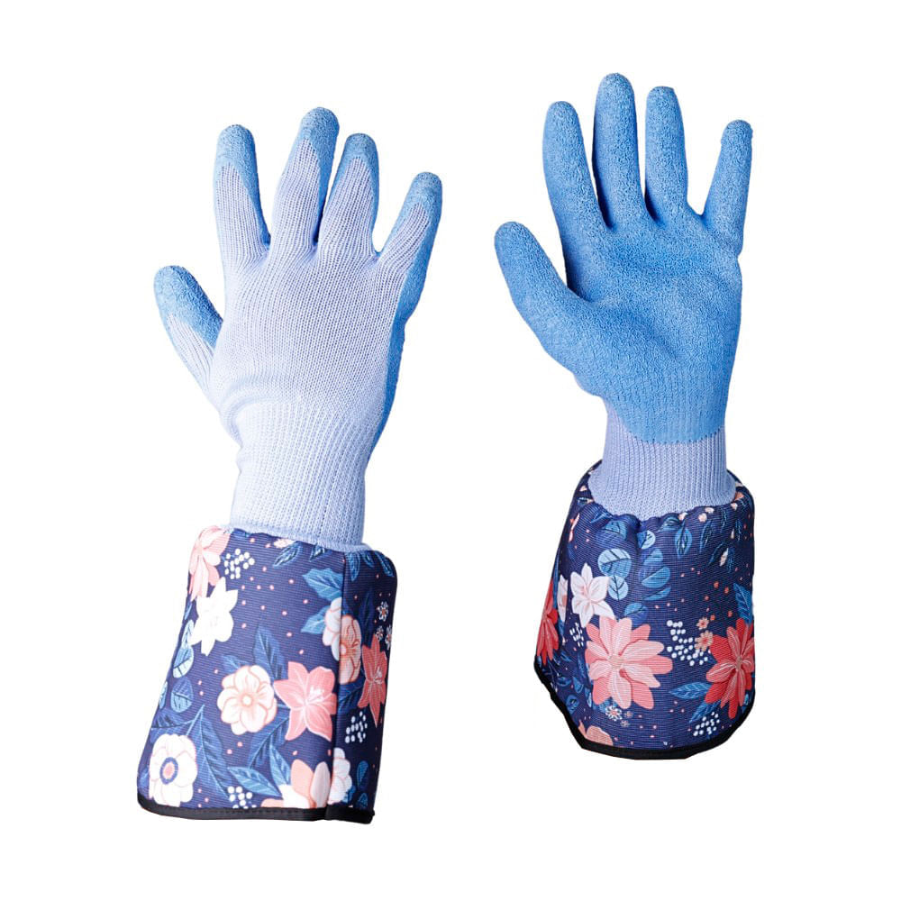 Guantes de Jardín con Manga Azules Orange
