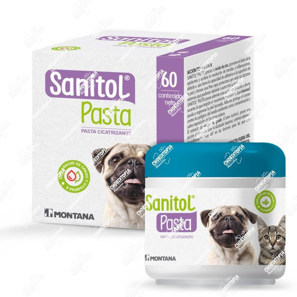 SANITOL PASTA CICATRIZANTE PERROS Y GATOS x 60 g
