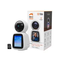 Cámara Inteligente Nexxt NHC-IP20 Full HD 2MP Pantalla PTZ Botón Video llamada Control Voz 128GB