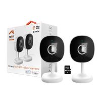 Cámara Vigilancia NHC-I710 2 PACK 3MP Nexxt Visión Noche Deteccion movimiento SD 64GB