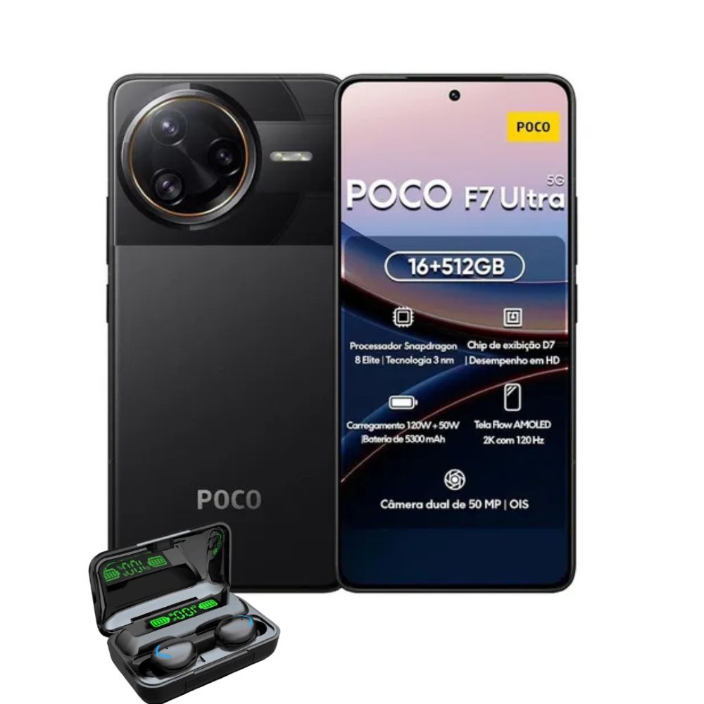 Celular poco F7 Ultra 16Ram-512Gb+Audifono Inalambrico de regalo
