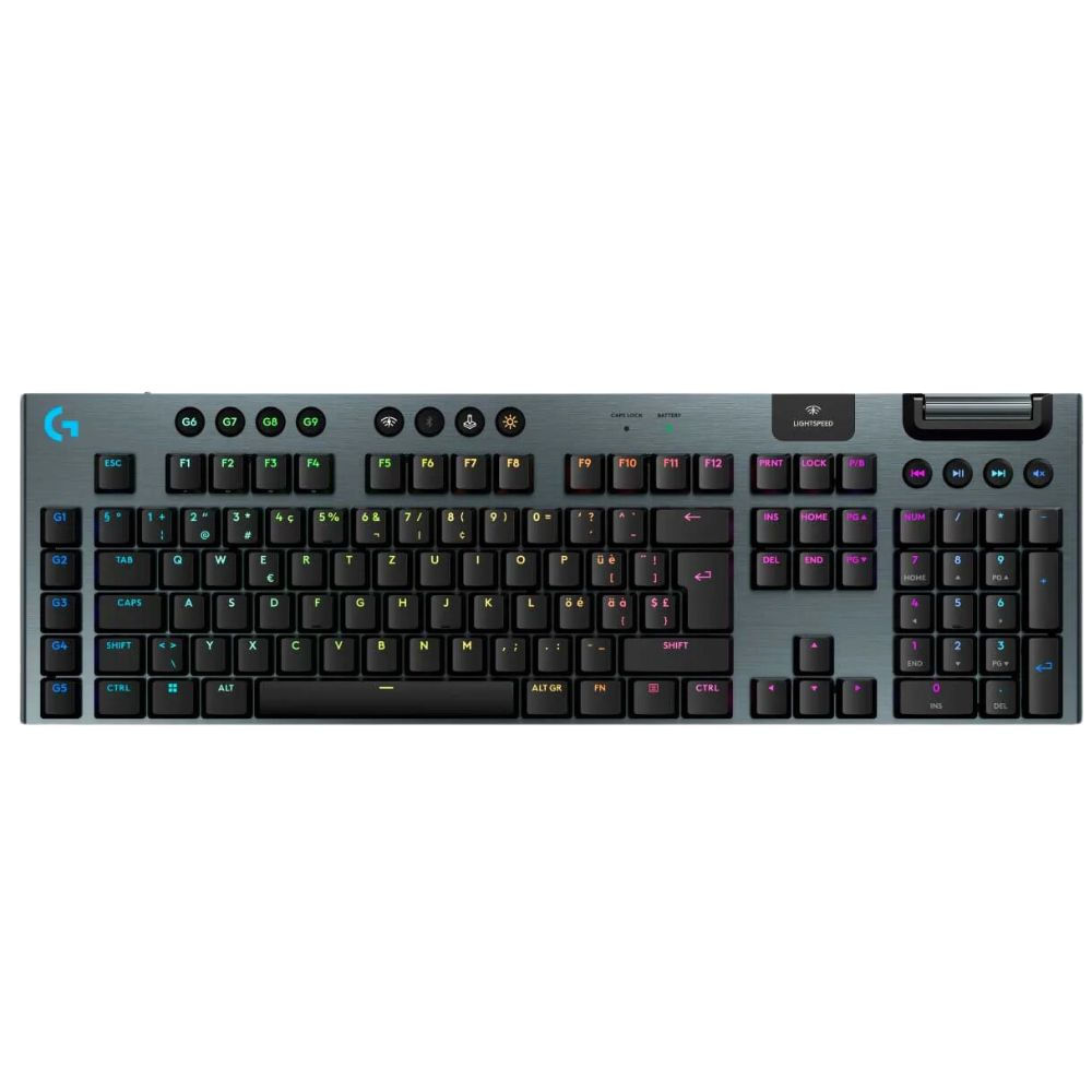 Teclado Logitech G915 X Lightspeed Bluetooth Keycontrol Lightsync RGB Negro
