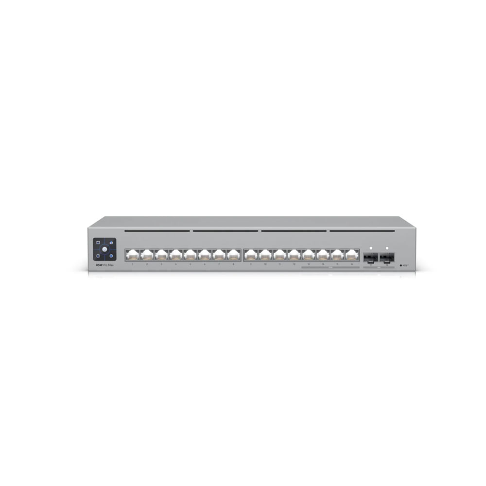 Ubiquiti Switch 16 Puertos USWProMax16PoE Alto Rendimiento y Versatilidad en Conectividad