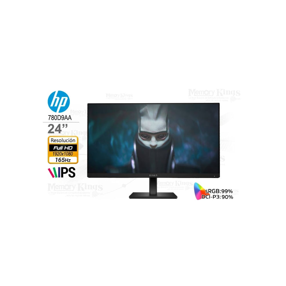 Monitor HP 24 Gaming X27 FHD 165Hz 1ms Rendimiento superior para gamers