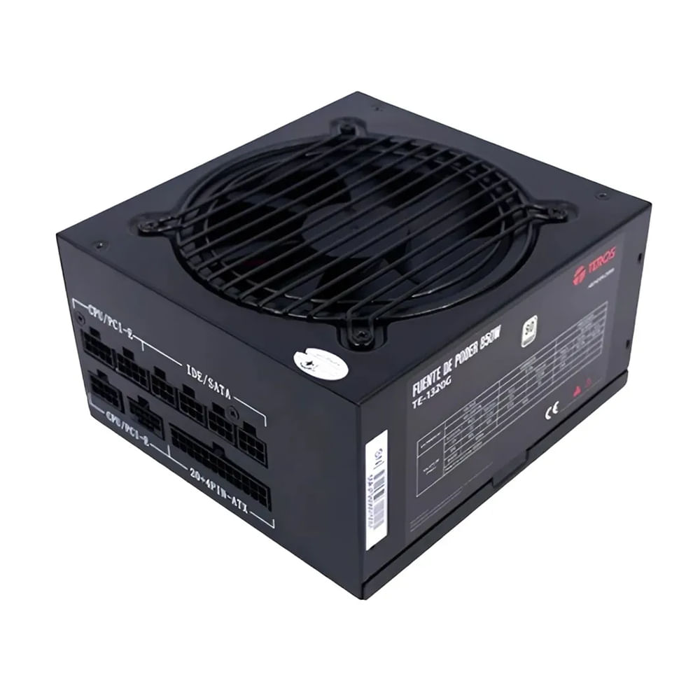 Fuente de Poder Teros TE1320S 80 PLUS 1320W Eficiencia Alta Conectividad Universal