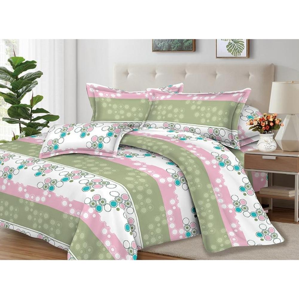 Juego de Sábanas 100% Suave Algodón 2Plazas 4 Piezas 2000 Hilos Estilo Burbujas