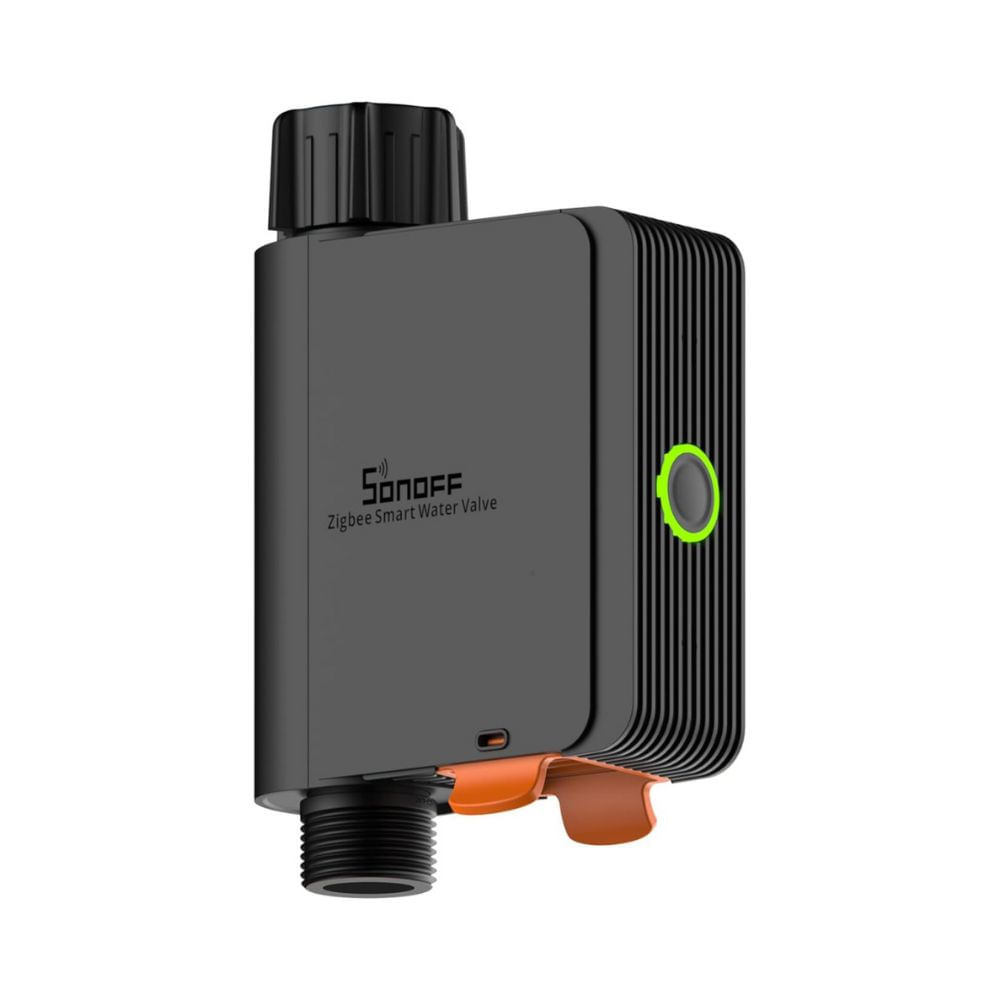 Válvula De Agua Inteligente Zigbee Sonoff Swv-bsp Negro Wifi Alexa