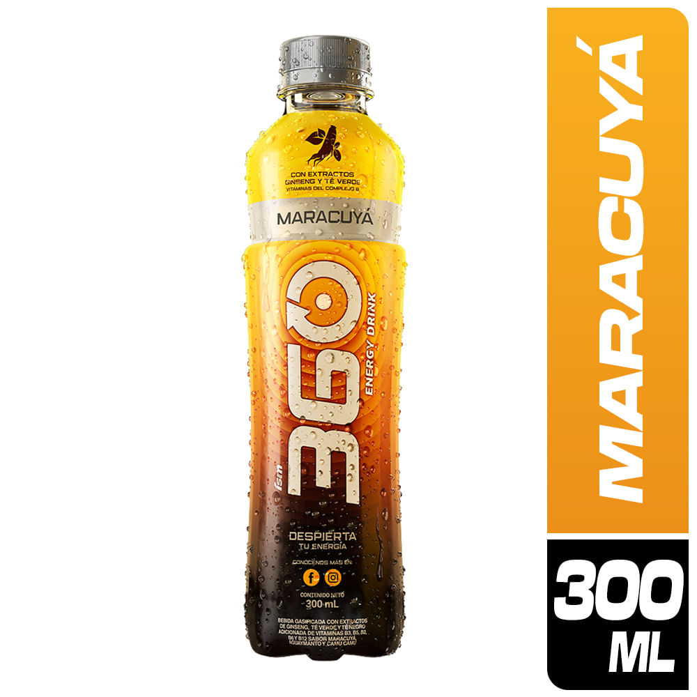 Bebida Energizante 360 Maracuyá Botella 300ml