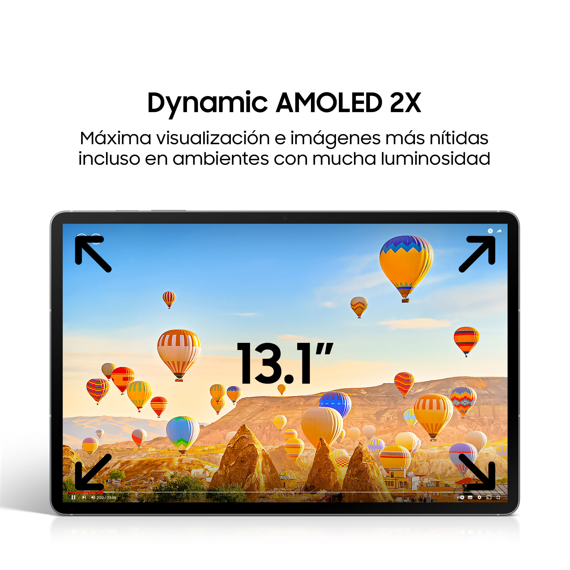 Tablet SAMSUNG Galaxy S10FE+ 13"" 8GB 128GB Gris