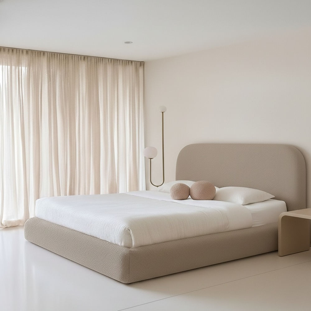 CAMA BOX TARIMA NUDED KING MARRON