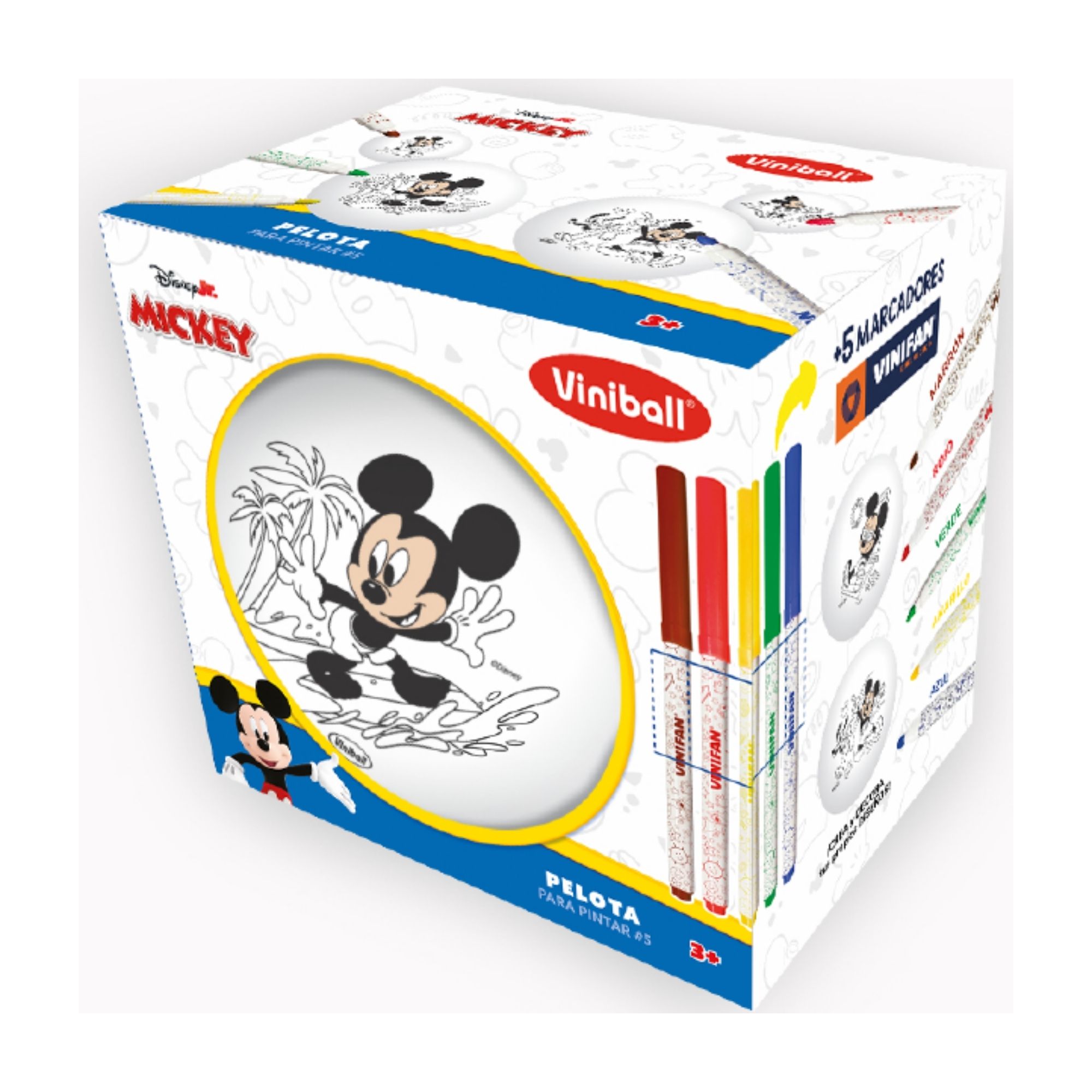 Pelota para Pintar Mickey modelo 01 VINIBALL
