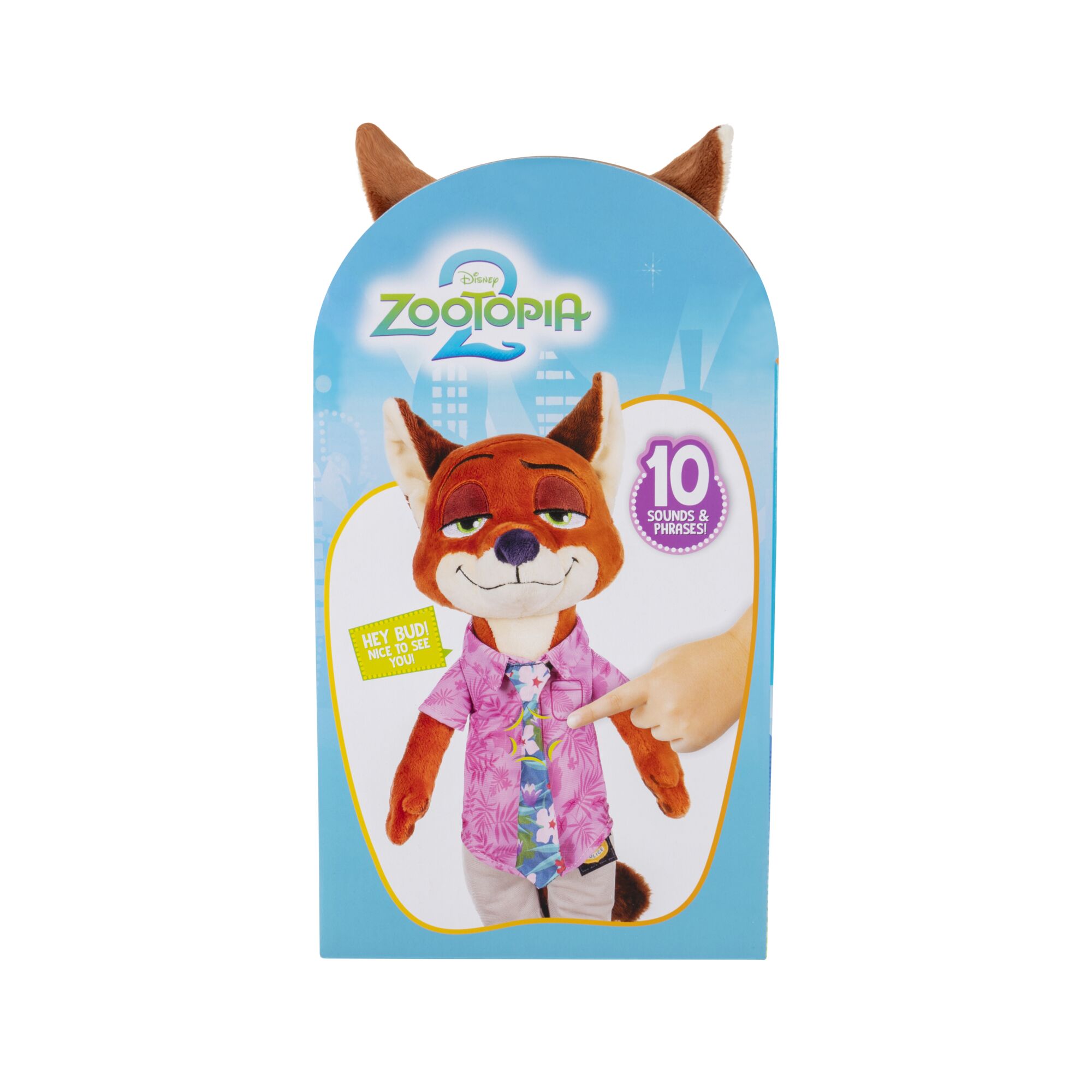 Peluche Nick con sonidos 35cm ZOOTOPIA PV